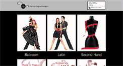 Desktop Screenshot of dancevoguedesigns.com